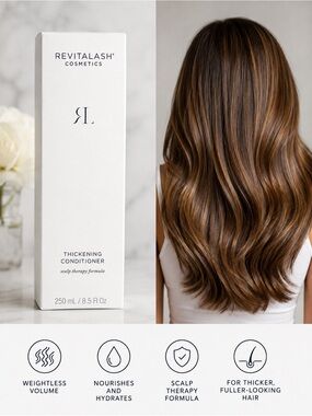 RevitaLash Cosmetics Thickening Conditioner 8.5 oz Scalp Therapy Formula New